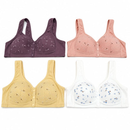 Ladies Doreen Style Front Open Bra – Soft Cotton Full Coverage