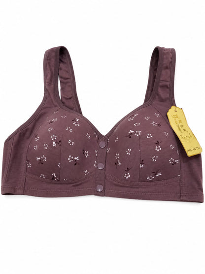 Ladies Doreen Style Front Open Bra – Soft Cotton Full Coverage