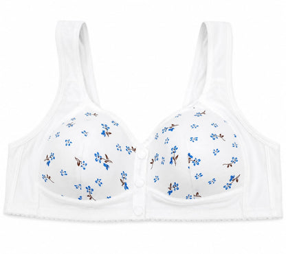 Ladies Doreen Style Front Open Bra – Soft Cotton Full Coverage