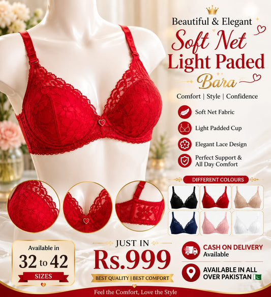 Soft Net Light Paded Bara