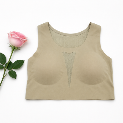 Seamless Wireless Light Padded Tank Bara Soft Stretch Full Coverage Crop Top