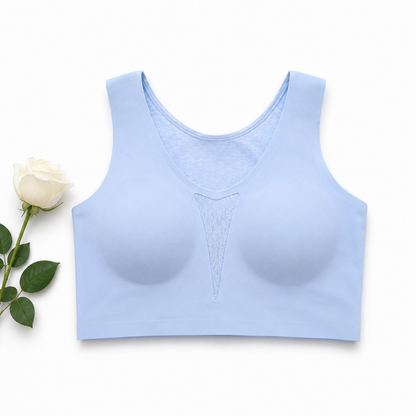 Seamless Wireless Light Padded Tank Bara Soft Stretch Full Coverage Crop Top