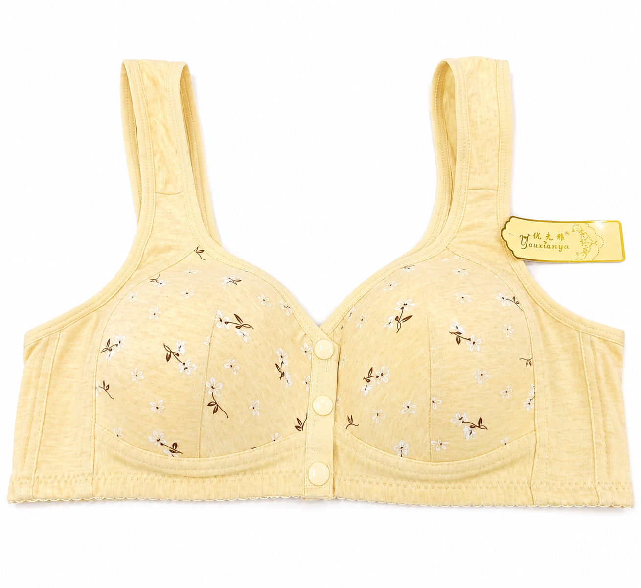 Ladies Doreen Style Front Open Bra – Soft Cotton Full Coverage